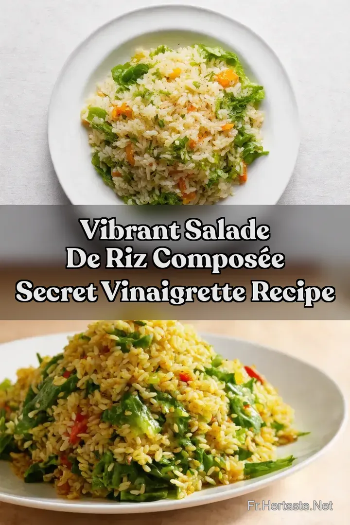 Vibrant Salade de Riz Compos&eacute;e Secret Vinaigrette Recipe