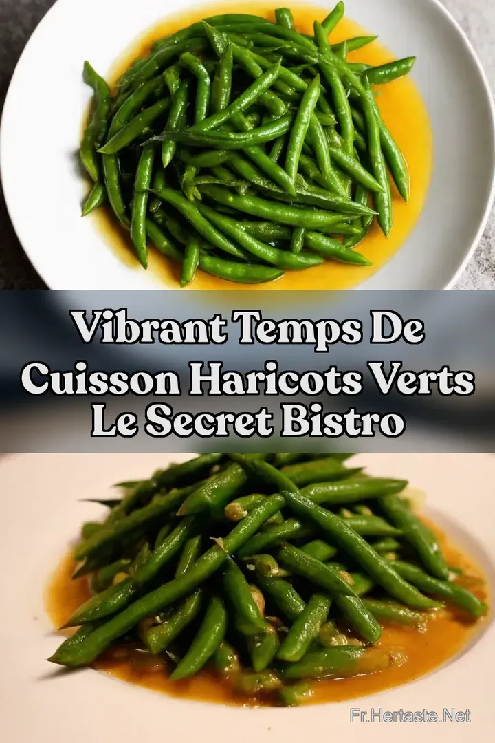 Vibrant Temps de Cuisson Haricots Verts Le Secret Bistro