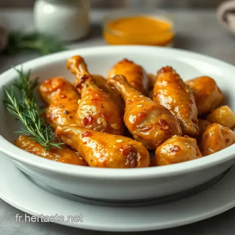 Ailes de Poulet &agrave; la Moutarde et au Miel