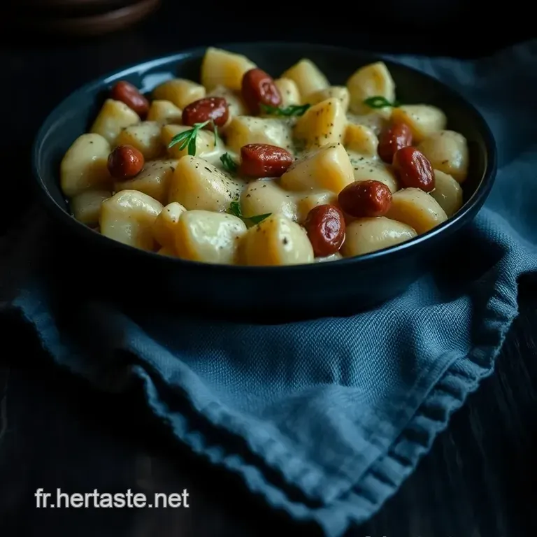 Aligot Saucisse : Une Recette R&eacute;confortante &Agrave; Partager presentation