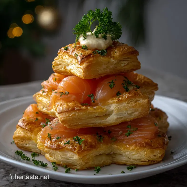 Ap&eacute;ro No&euml;l Tresses Saumon & Fromage Frais