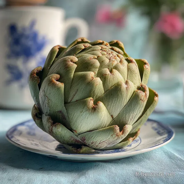 Artichaut &agrave; l eau: C&oelig;ur Velout&eacute;