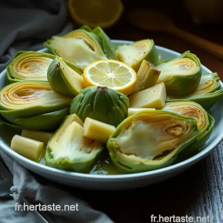 Artichauts &Agrave; L eau Simplement D&eacute;licieux presentation