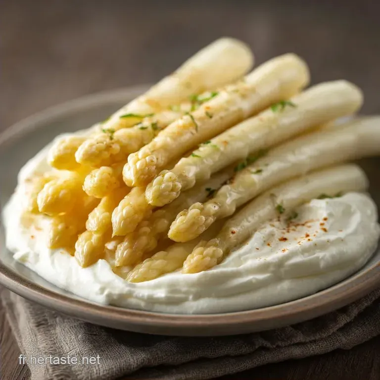 Asperges Blanches Chaudes: C&oelig;ur Tendre et Satin&eacute;