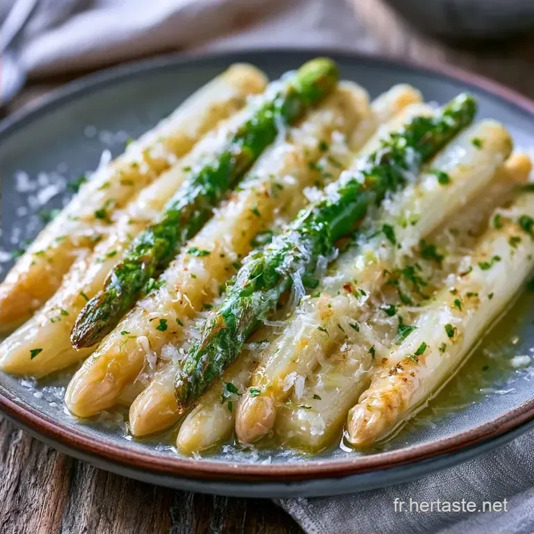Asperges Blanches Fra&icirc;ches: Croquantes et Beurr&eacute;es