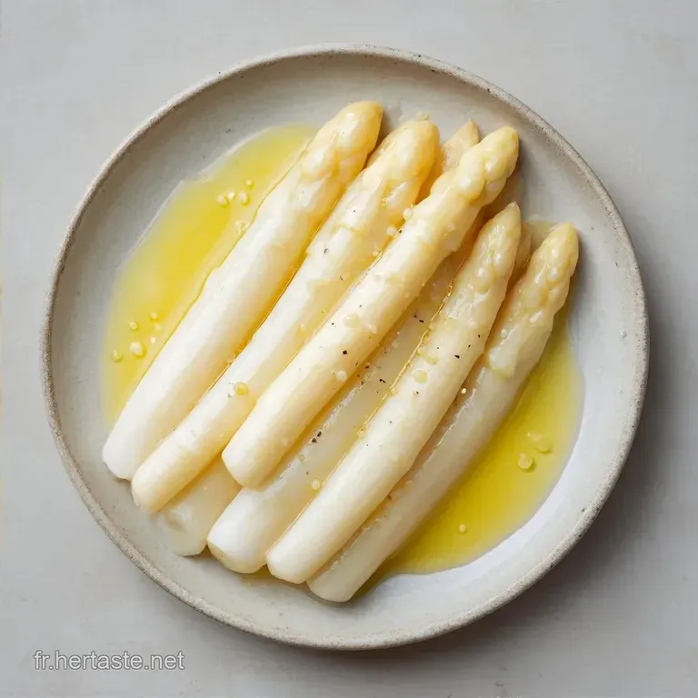 Asperges Blanches Froides: Croquant et Fra&icirc;cheur