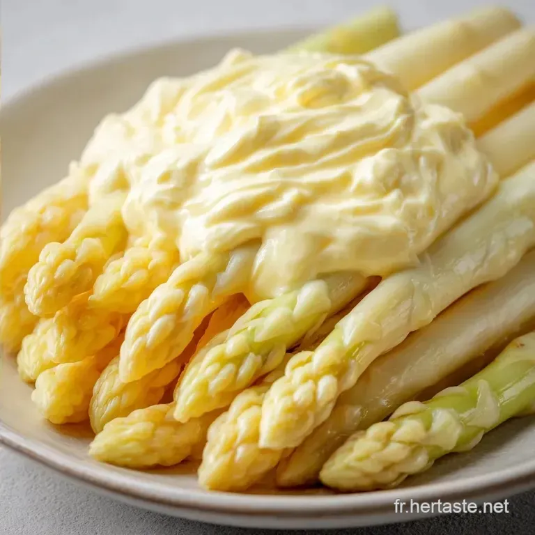 Asperges Blanches Froides: Sauce Mousseline