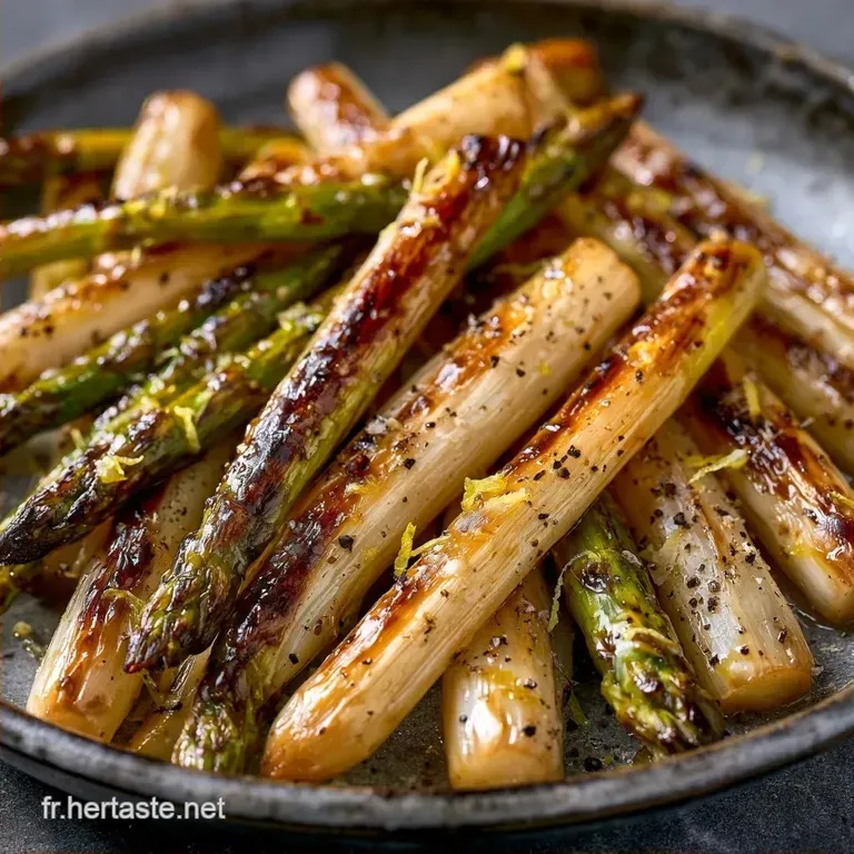Asperges Blanches Grill&eacute;es Airfryer: C&oelig;ur Tendre