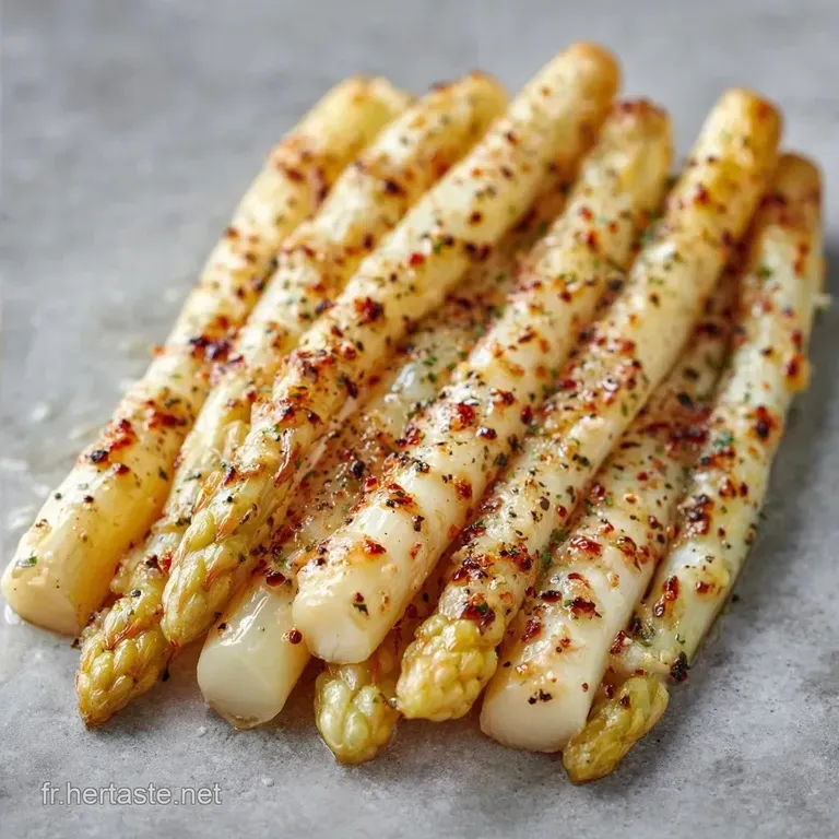Asperges Blanches Grill&eacute;es Po&ecirc;le: Fondantes et Croquantes
