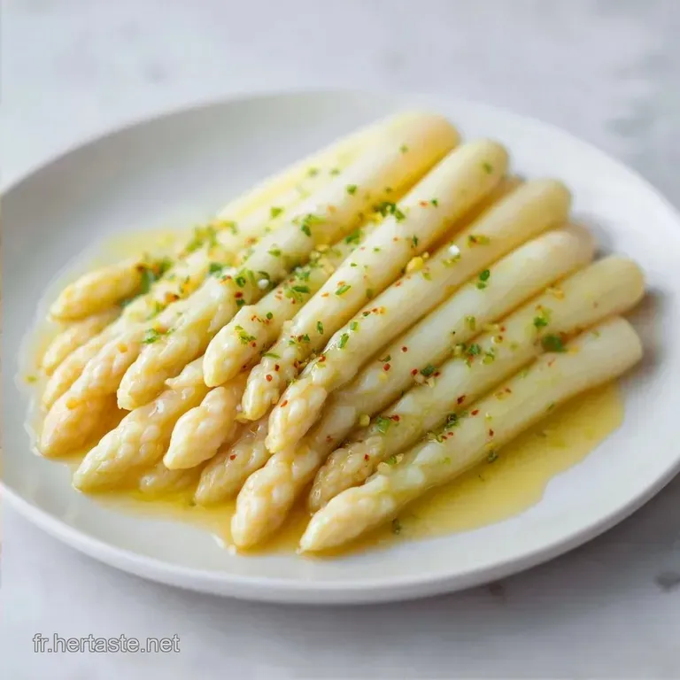 Asperges Blanches Ti&egrave;des: Texture Velout&eacute;e