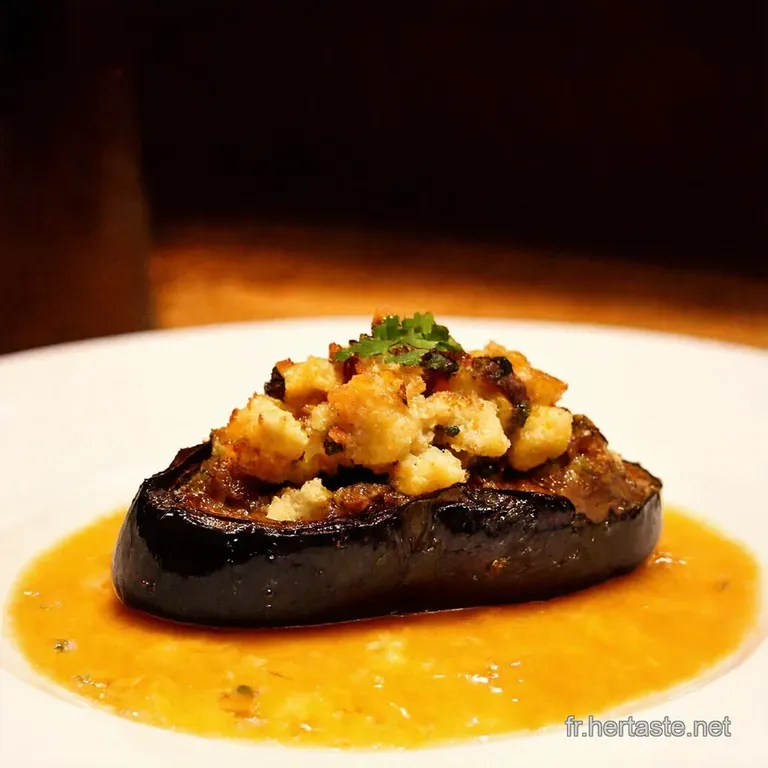 Aubergine Au Soleil Au Four presentation