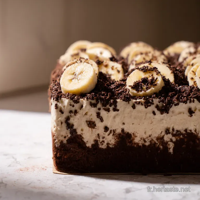 Banana Queen: Le Cake Banane Couronn&eacute; de Chocolat
