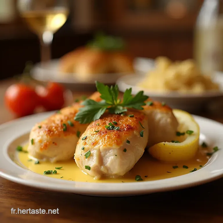 Blancs De Poulet Au Four Un D&eacute;lice Facile Et L&eacute;ger presentation