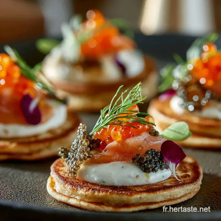 Le Blini Parfait La Touche Russe Chic &agrave; la Fran&ccedil;aise