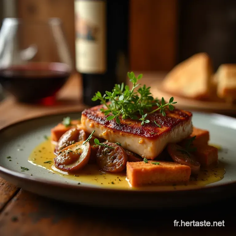 Le Myst&egrave;re Dautomne B&oelig;uf Brais&eacute; Au Pinot Noir C&egrave;pes Et Ch&acirc;taignes presentation