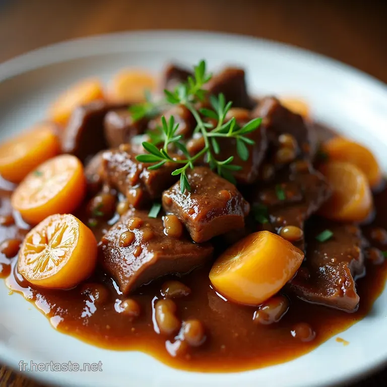 Boeuf Bourguignon Facile Recette Simple et Rapide Méga Tendre