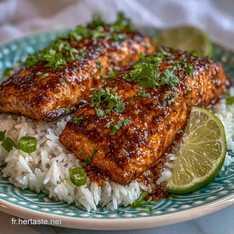 Bol de Saumon &Eacute;pic&eacute; au Riz Asiatique