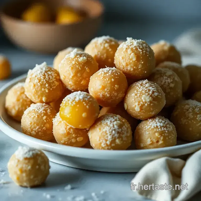 Bonbons Au Miel Dor&eacute;: Petites G&acirc;teries Rayonnantes presentation