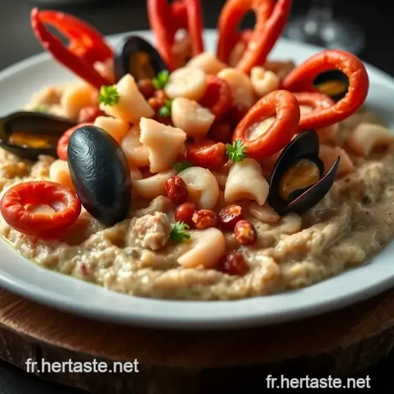 Bouch&eacute;e &Agrave; La Reine Aux Fruits De Mer presentation