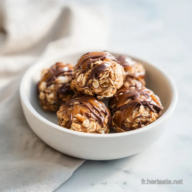 Recette de Bouch&eacute;es &agrave; l Avoine Caramel Beurre Sal&eacute;