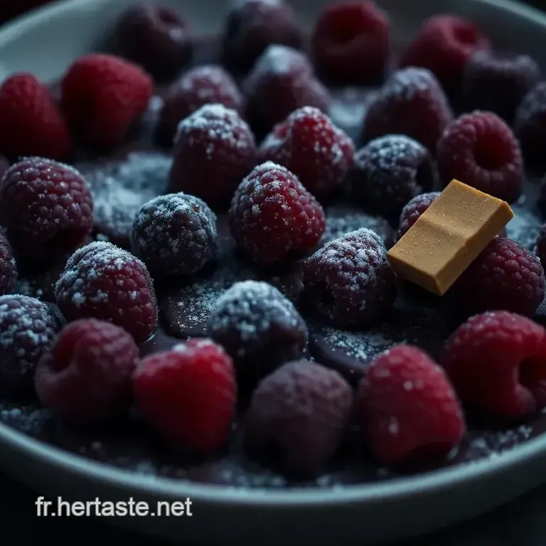 Bouch&eacute;es Framboise Chocolat Blanc Et Ruby presentation