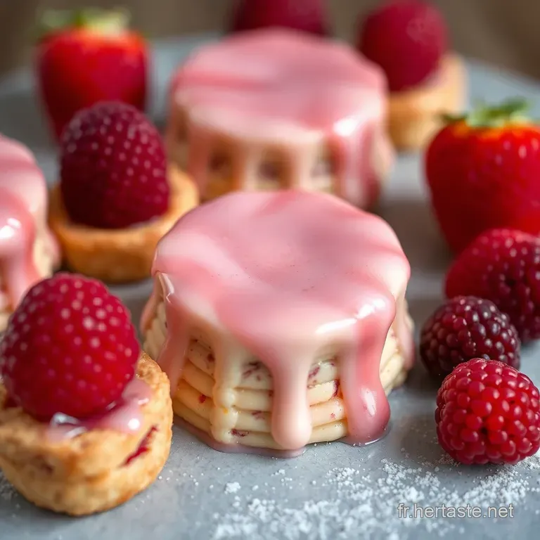 Bouch&eacute;es Glac&eacute;es Yaourt Framboises Noix De Coco presentation