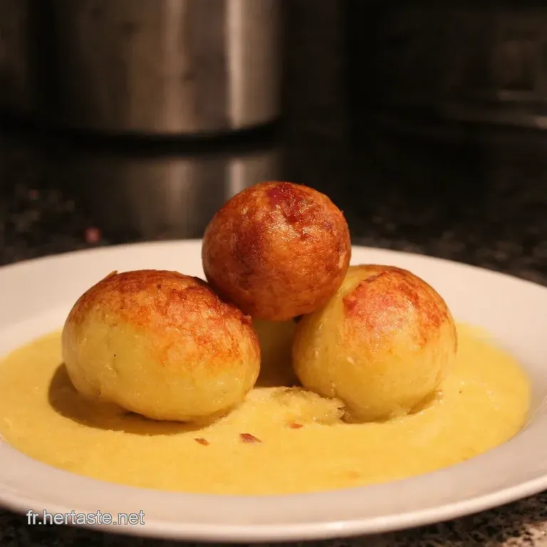 Boules De Pomme De Terre Croustillantes Au Bacon Et Fromage presentation