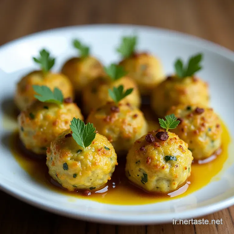Boulettes de Courgettes Croustillantes au Four