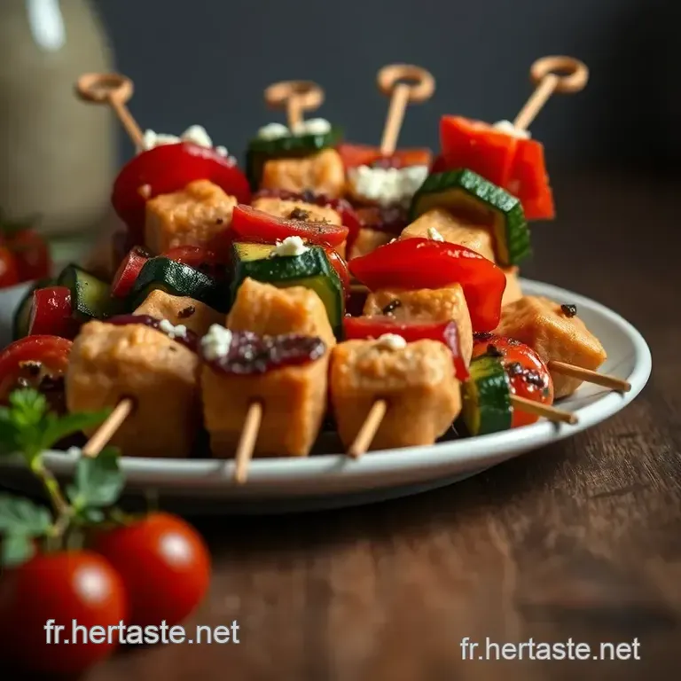 Brochettes Ap&eacute;ro Merveilleuses : Des D&eacute;lices En Bouch&eacute;es ! presentation