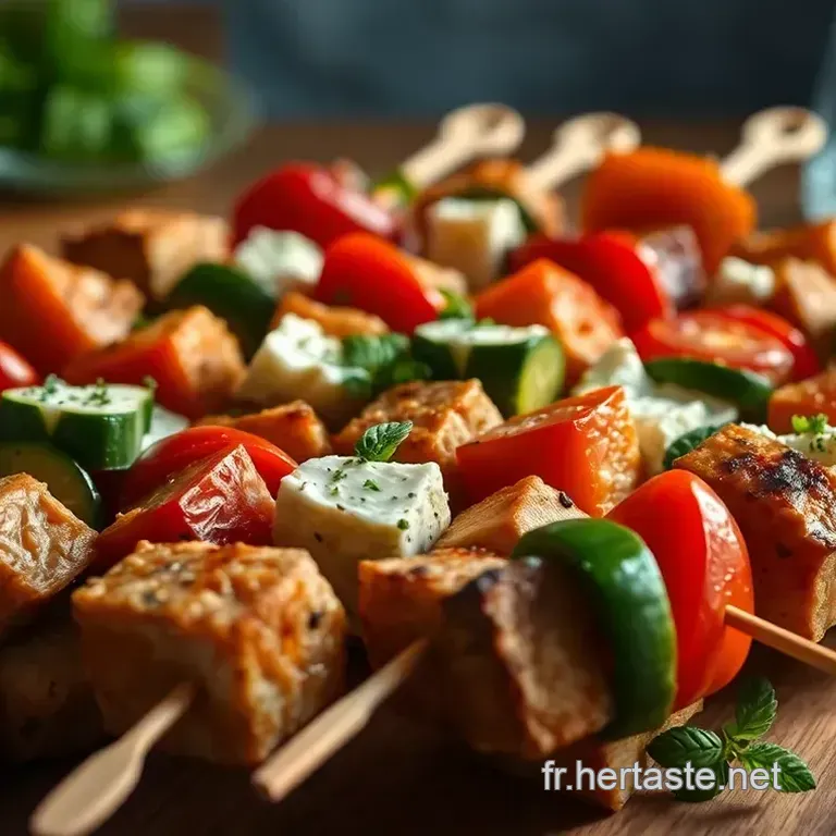 Brochettes Ap&eacute;ro Merveilleuses : Des D&eacute;lices en Bouch&eacute;es !