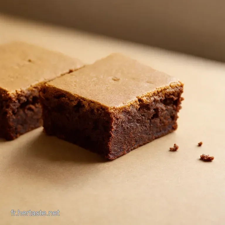 Brownie Fondant Chocolat Sp&eacute;culoos Un D&eacute;lice Simplissime presentation