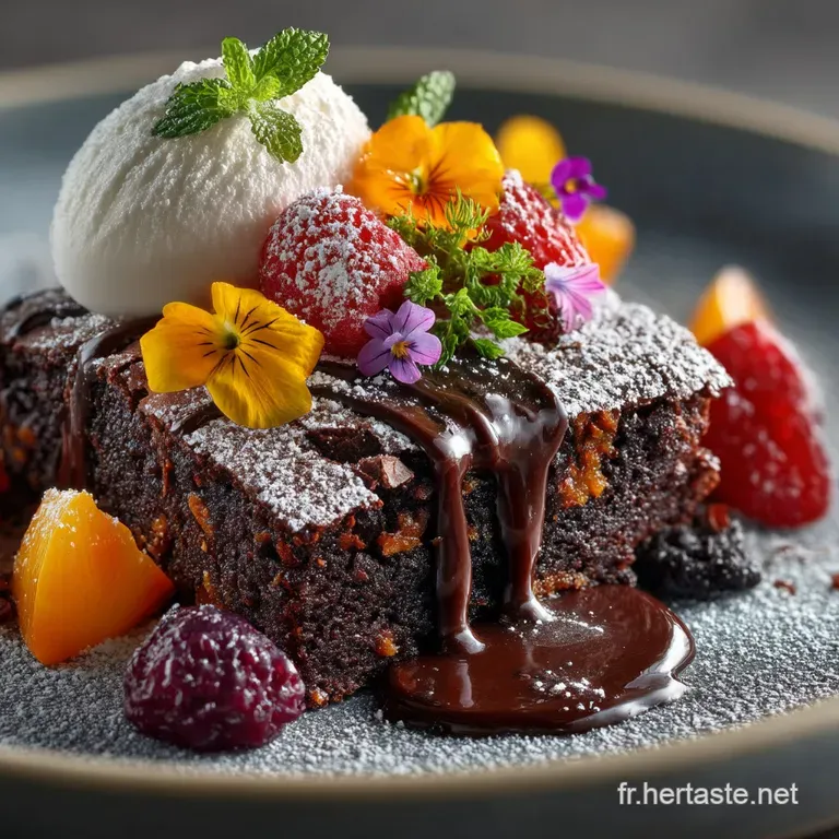 Le Brownie Fondant Sans Gluten du Chef UltraFudgy et Cro&ucirc;te Brillante