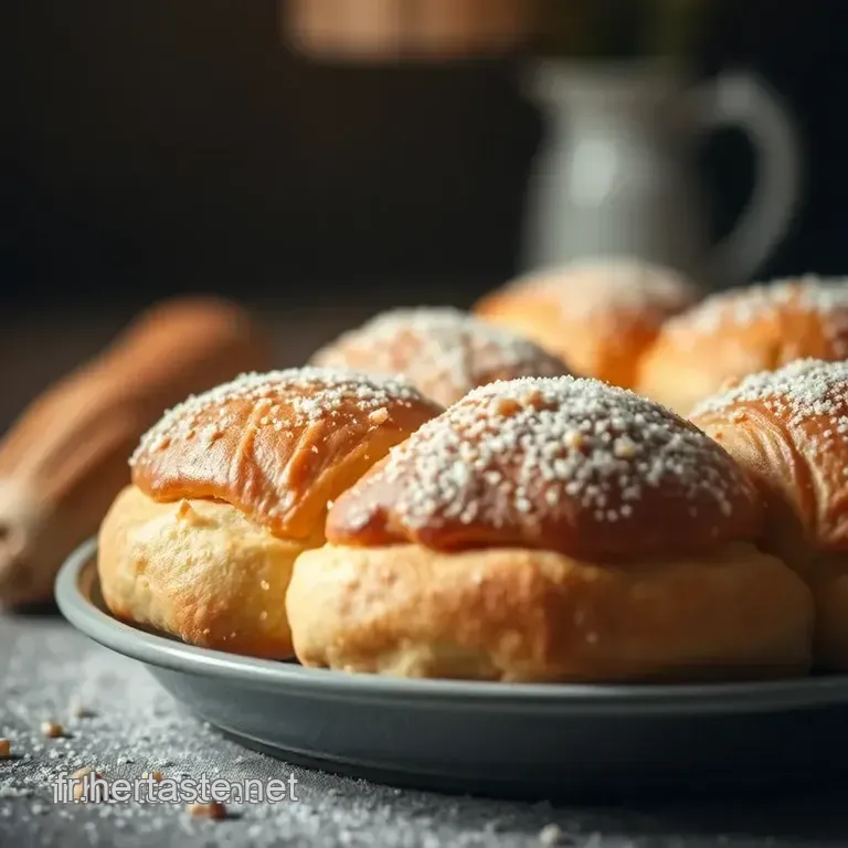 Buns Brioch&eacute;s Au Sucre Et &Agrave; La Cannelle presentation