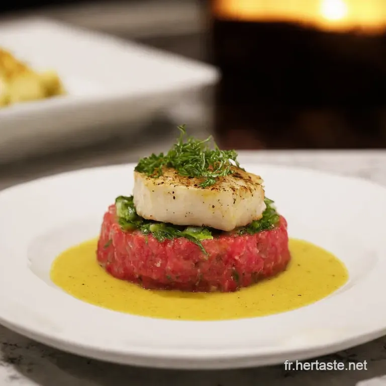 Cabillaud Minute Et Sa Sauce Tartare Maison presentation