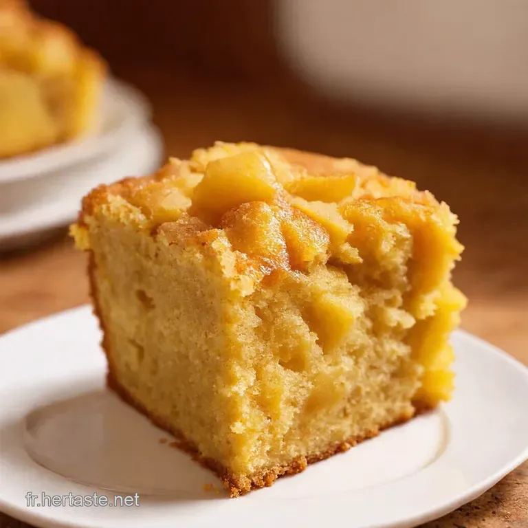 Cake Aux Pommes Et Noix Sans Sucre Raffin&eacute; presentation