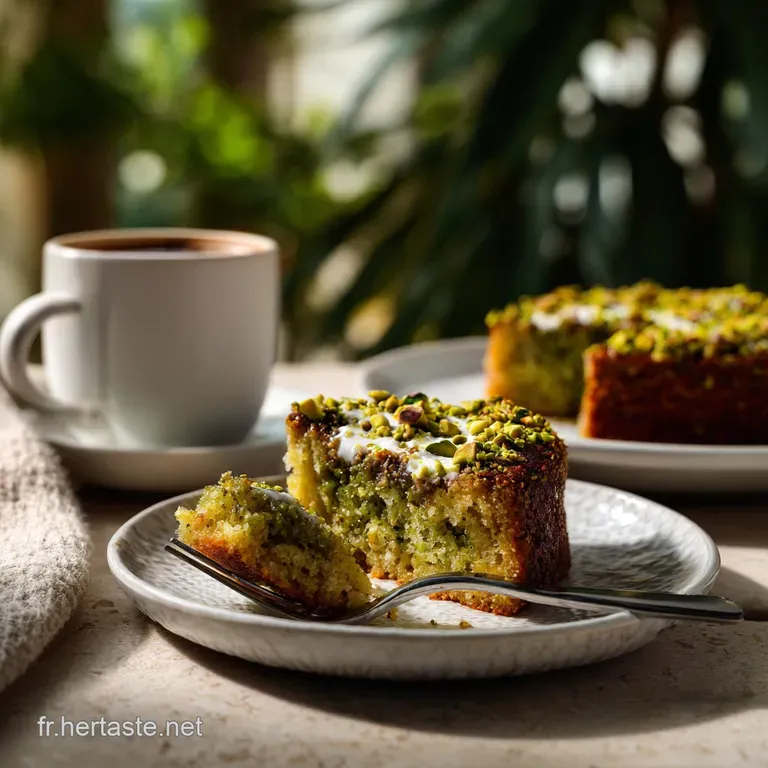 Recette de Cake &agrave; la Pistache : Moelleux et Gourmand