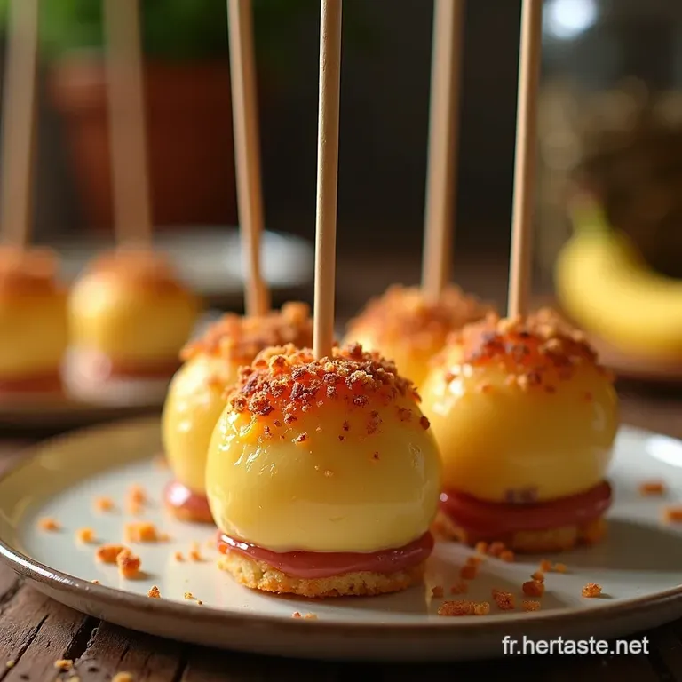 Cake Pops Jambonfromage Chic Les Bouch&eacute;es Ap&eacute;ritives Inratables presentation