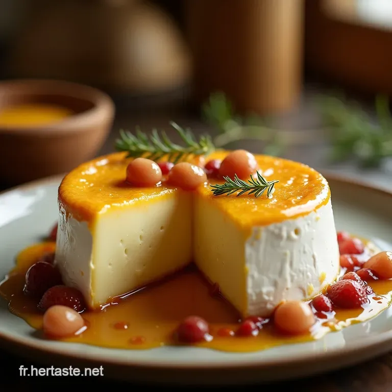 Camembert Croustillant Au Miel Noix Et Thym Frais Le C&oelig;ur Coulant presentation