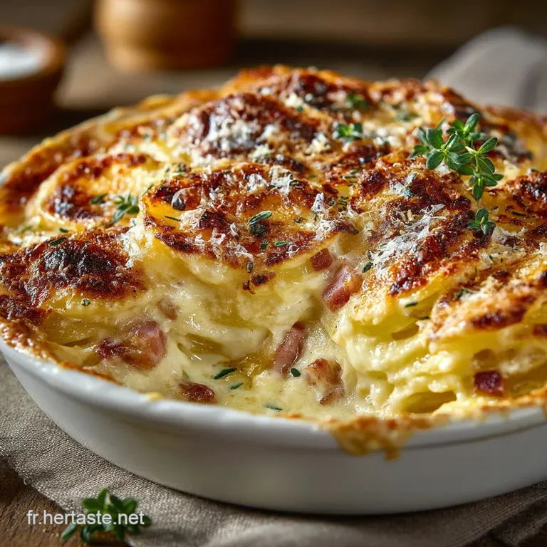 Carbonara De Pommes De Terre Lhommage Cr&eacute;meux Au Guanciale presentation