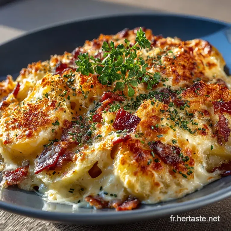 Carbonara de Pommes de Terre Le Gratin Crémeux au Guanciale