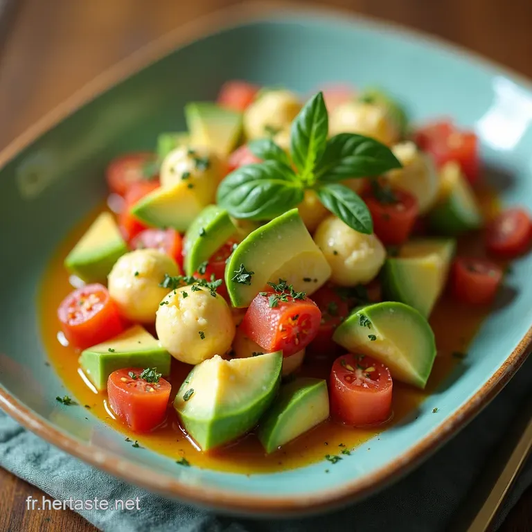 Ceviche dAvocat et Crevettes Un Go&ucirc;t d&Eacute;t&eacute;