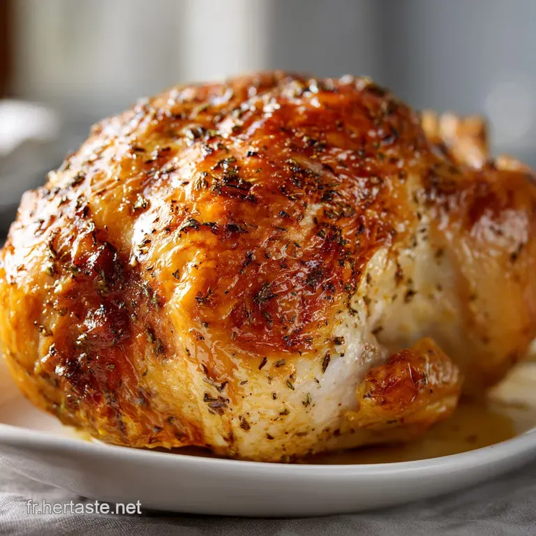 Chapon de No&euml;l Fondant et Juteux
