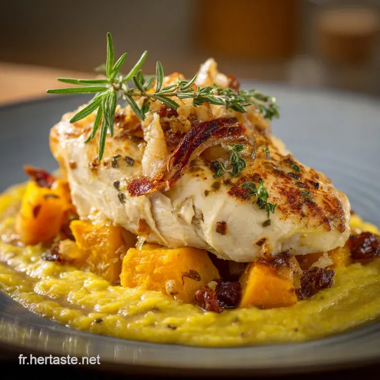 Chausson Butternut Et Poulet La Version Rustique Maison presentation