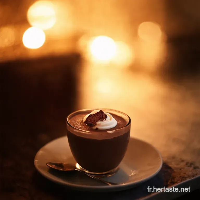 Chocolat Chaud Fouett&eacute; Beurre De Cacahu&egrave;te Fleur De Sel presentation