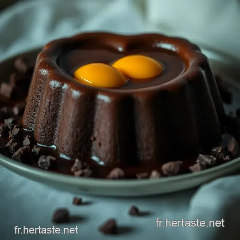 Chocolat En C&oelig;ur Fondant : Un D&eacute;lice Chocolat&eacute; Au C&oelig;ur Coulissant presentation
