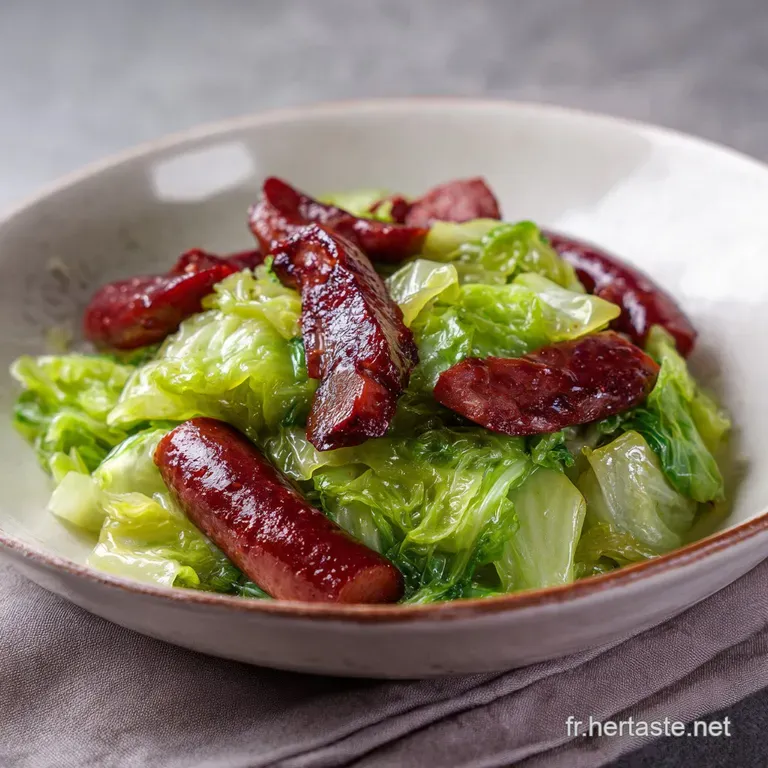 Chou Brais&eacute; Aux Saucisses : Fondant et Fum&eacute;