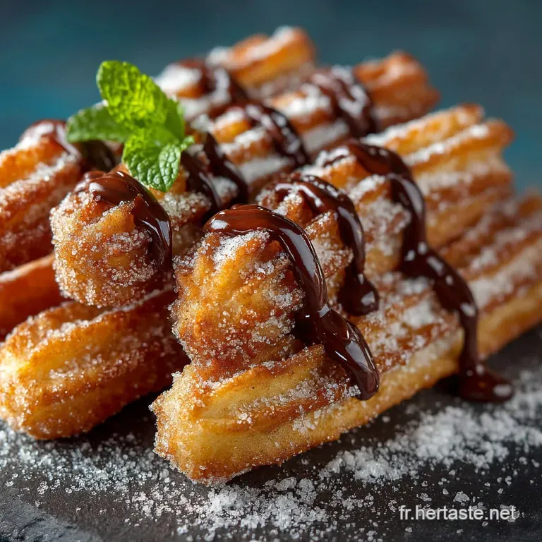 Churros Classiques L&eacute;gers et Croustillants LArt de la P&acirc;te Frit