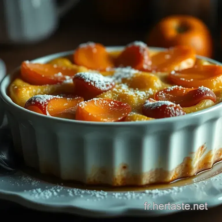 Clafouti aux Abricots Caram&eacute;lis&eacute;s