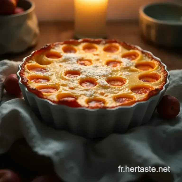 Clafoutis Aux Abricots : Douceur D &eacute;t&eacute; presentation
