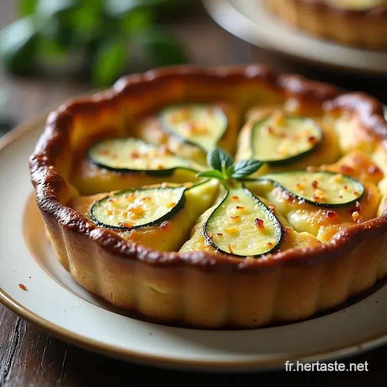 Clafoutis Moelleux aux Courgettes et Parmesan L&Eacute;loge du Jardin en Toute Simplicit&eacute;